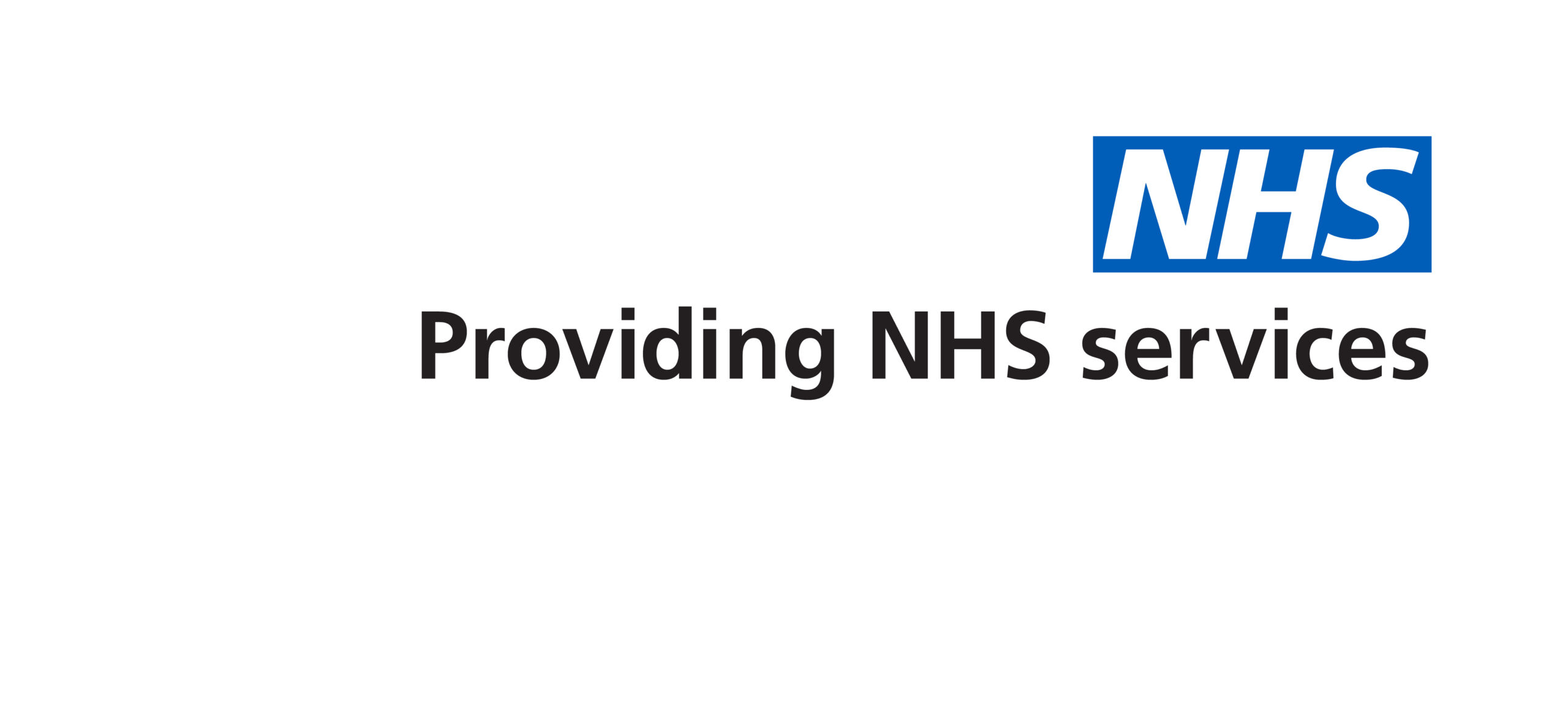 Providing NHS Services RGB BLUE Providing NHS Services